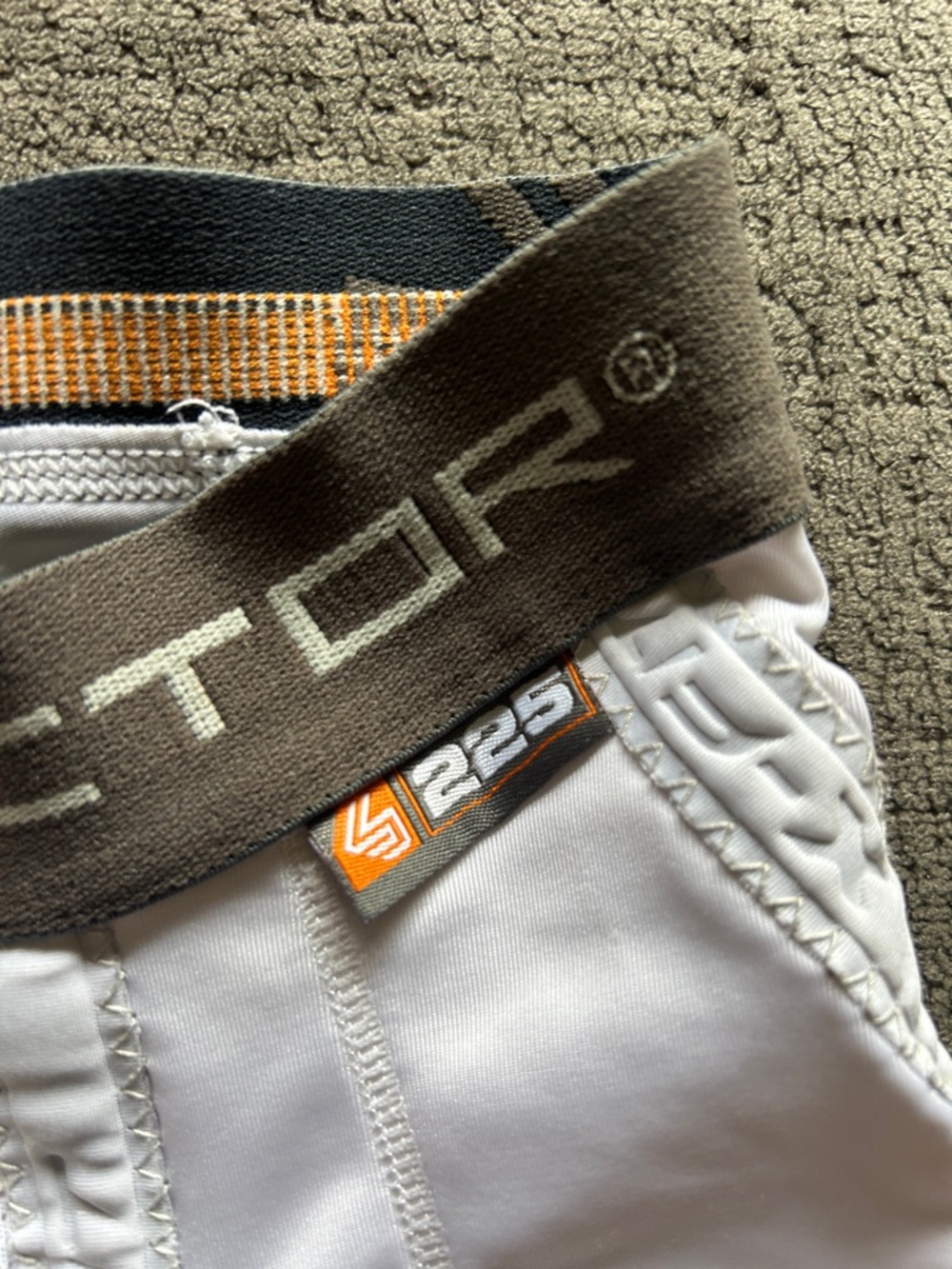 Shock Doctor Kids White Performance Compression Shorts - Picture 4 of 8